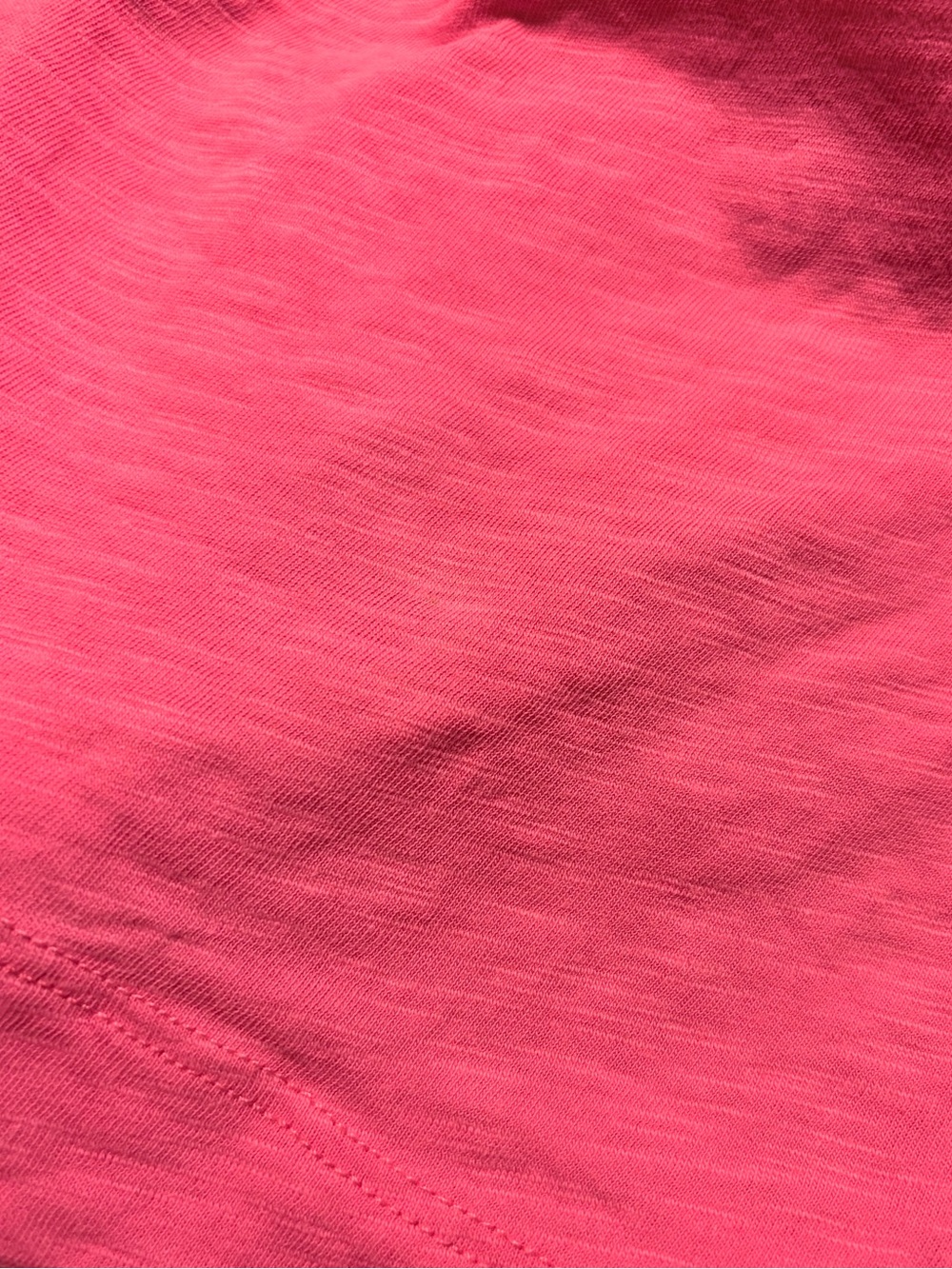 Boden Pink 100% Cotton Knit 3/4 Sleeve Peasant Blouse Size L - Picture 7 of 7